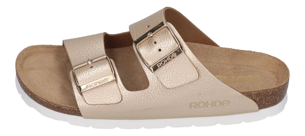 ROHDE Damen Pantoletten ALBA 5599 gold