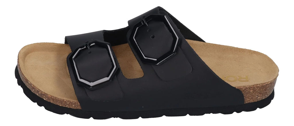 ROHDE Damen Pantoletten ALBA - 5640 schwarz