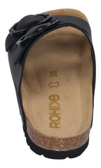 ROHDE Damen Pantoletten ALBA - 5640 schwarz
