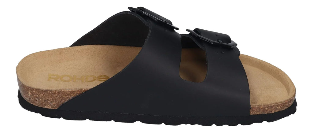 ROHDE Damen Pantoletten ALBA - 5640 schwarz