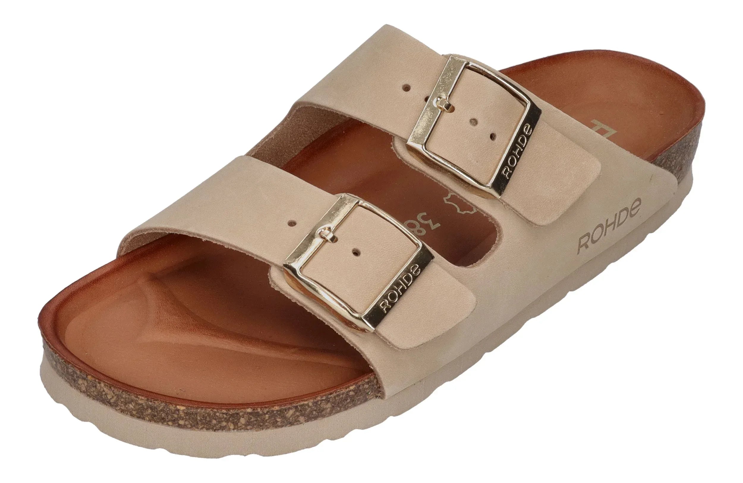 ROHDE Damen Pantoletten ALBA 5650 - sahara