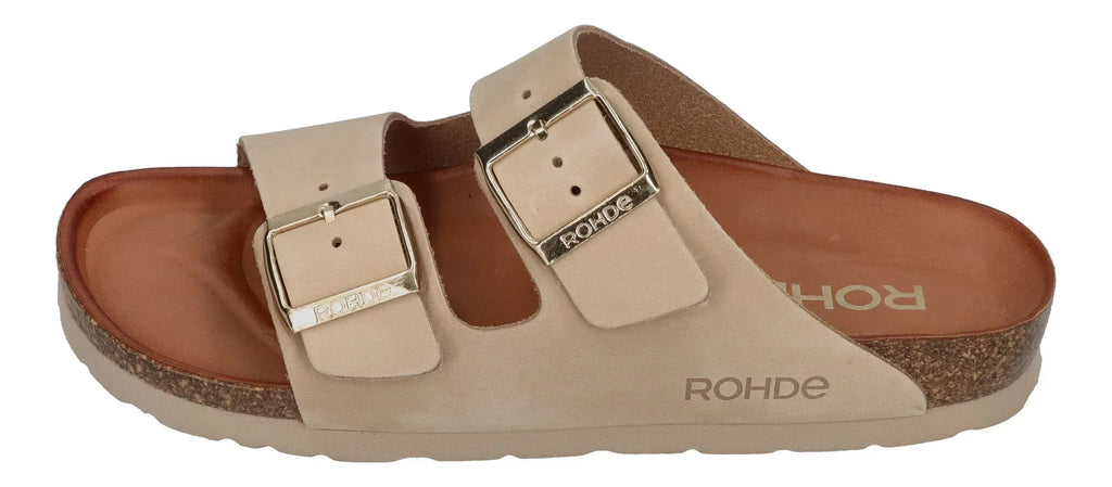 ROHDE Damen Pantoletten ALBA 5650 - sahara