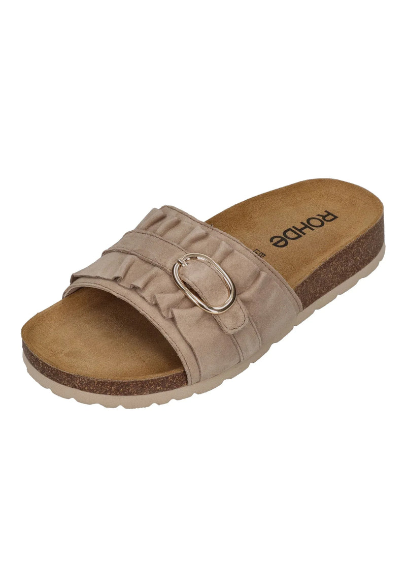 ROHDE Damenschuhe Pantoletten MILANO 1763-14 natur – Pantoletten | shoedealo.shop