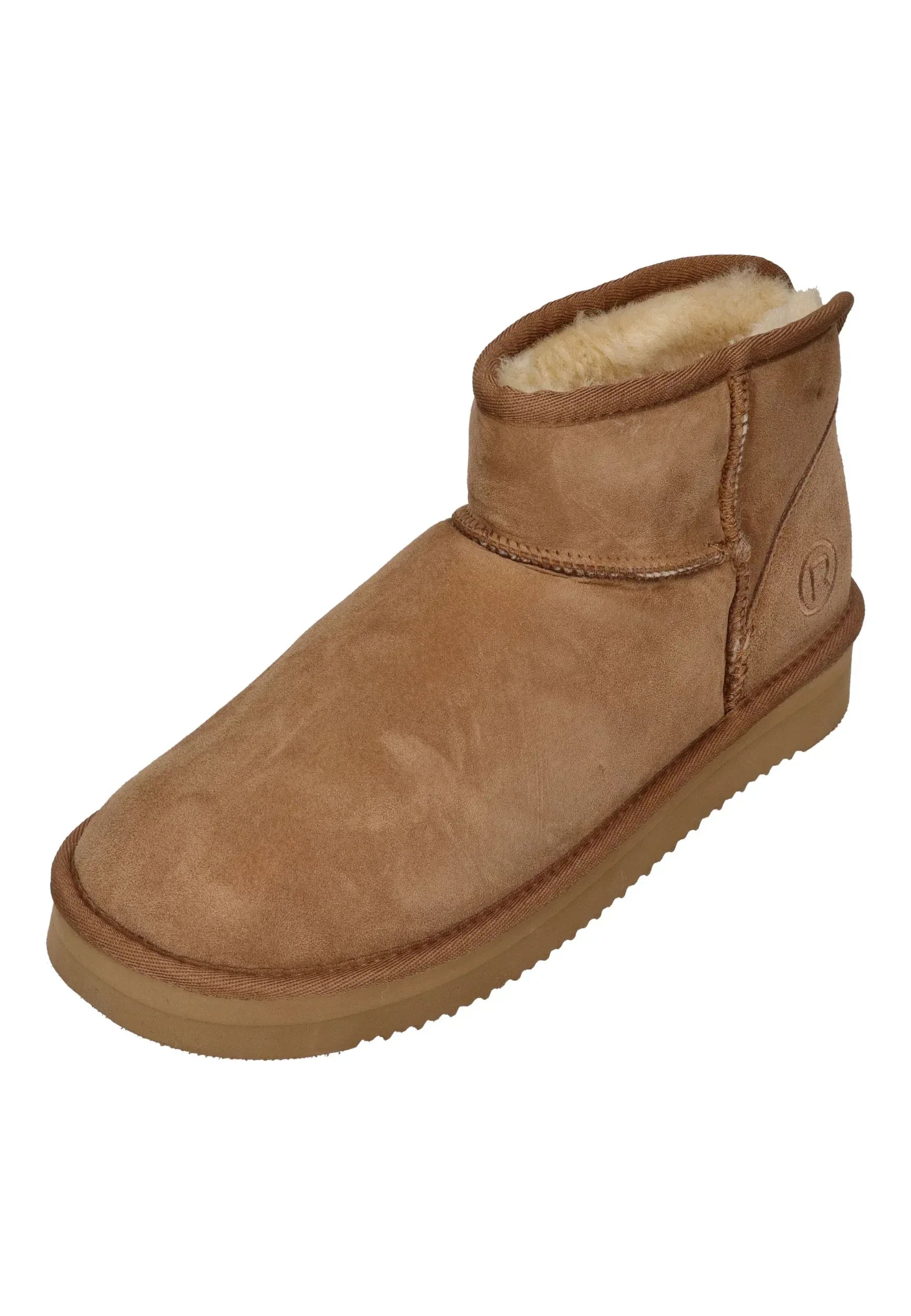 ROHDE Damen Winterschuhe Lammfell Booties GENOVA 7084 cuoio
