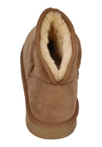ROHDE Damen Winterschuhe Lammfell Booties GENOVA 7084 cuoio