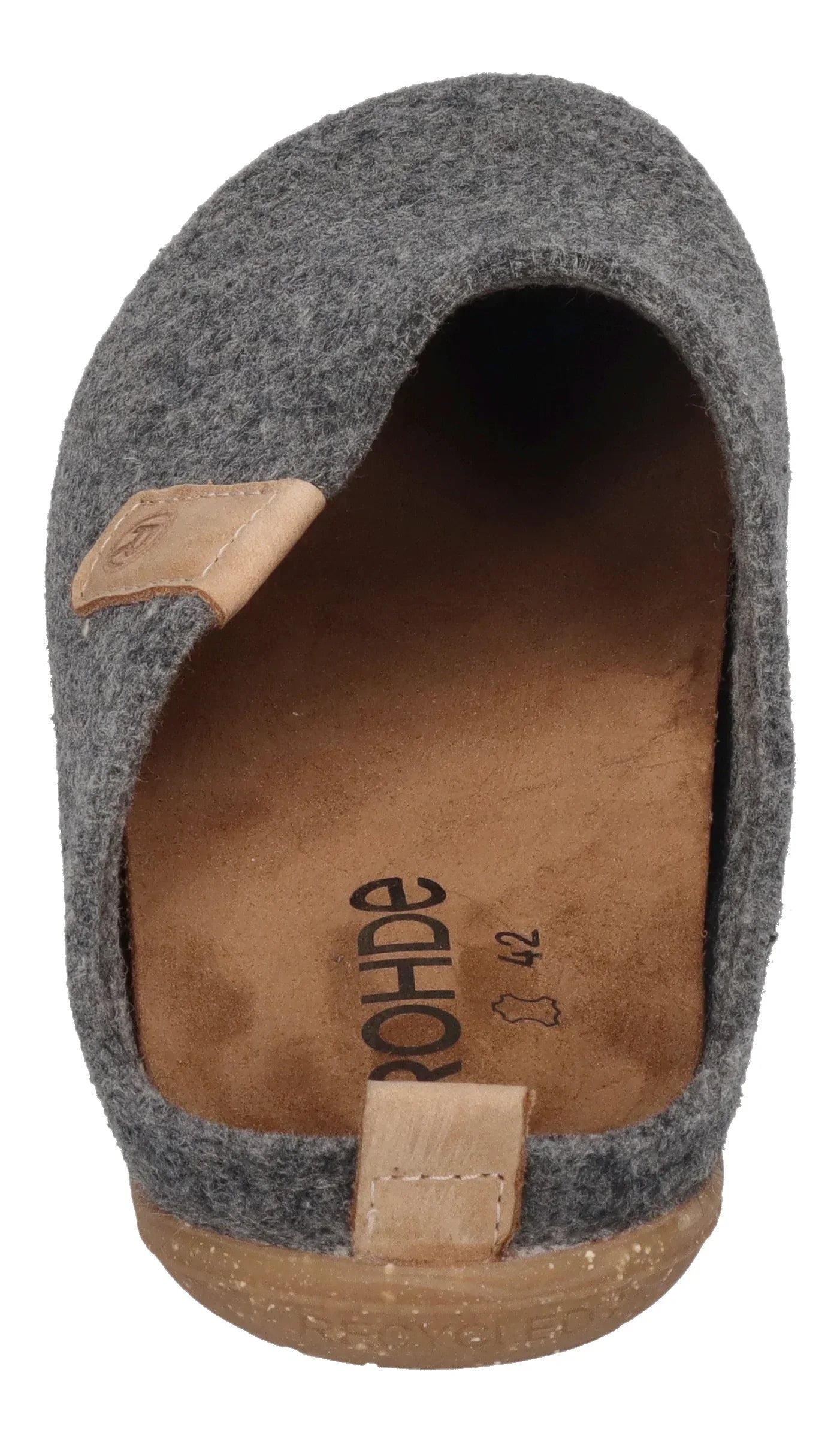 ROHDE Herren Hausschuhe TIVOLI-H 6920-80 grau