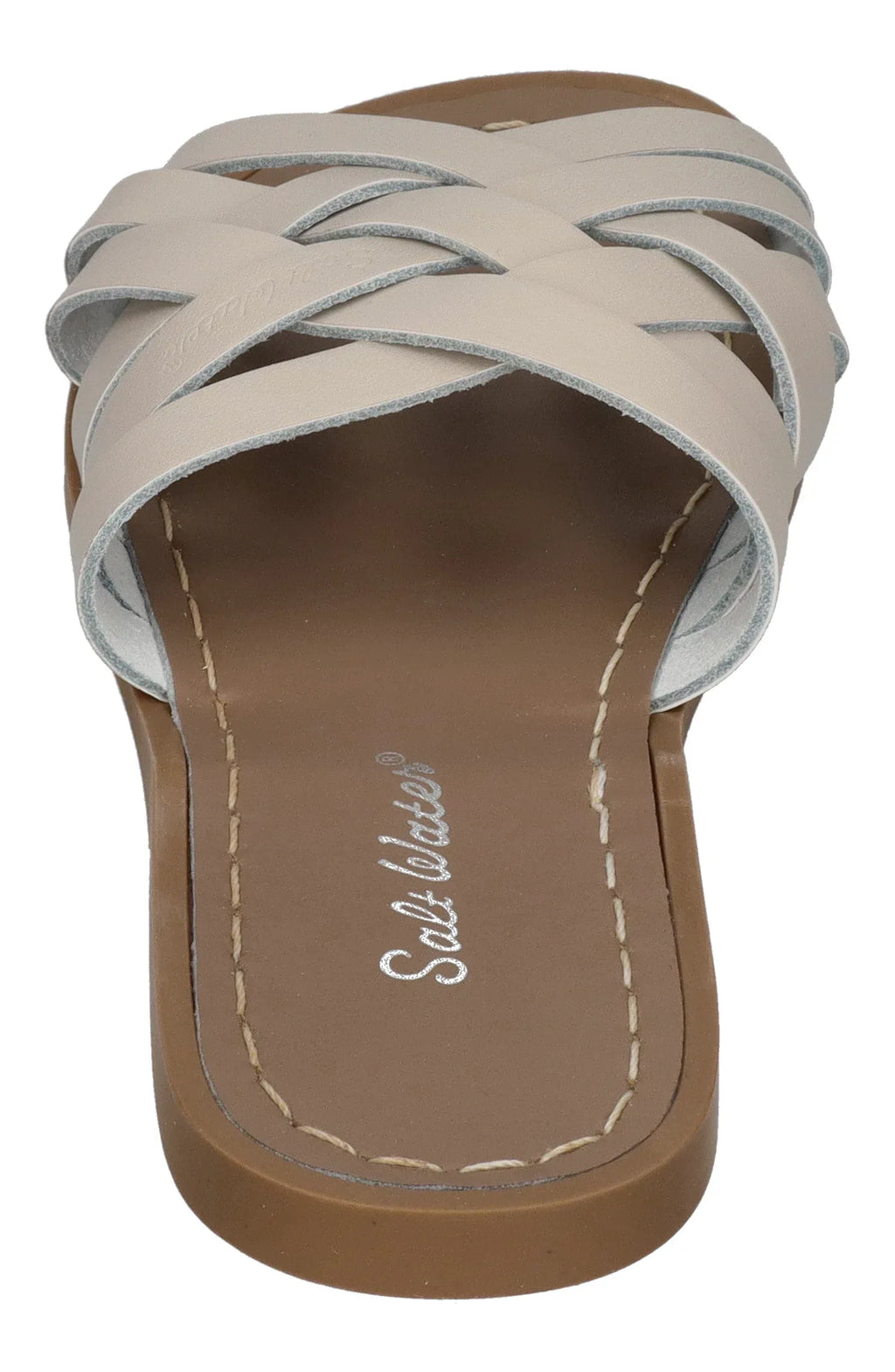 SALT WATER SANDALS - Pantoletten RETRO SLIDE 6633 stone