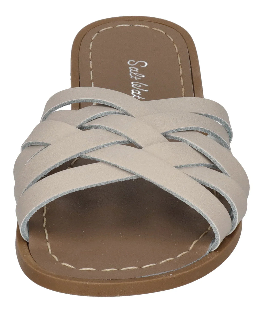 SALT WATER SANDALS - Pantoletten RETRO SLIDE 6633 stone