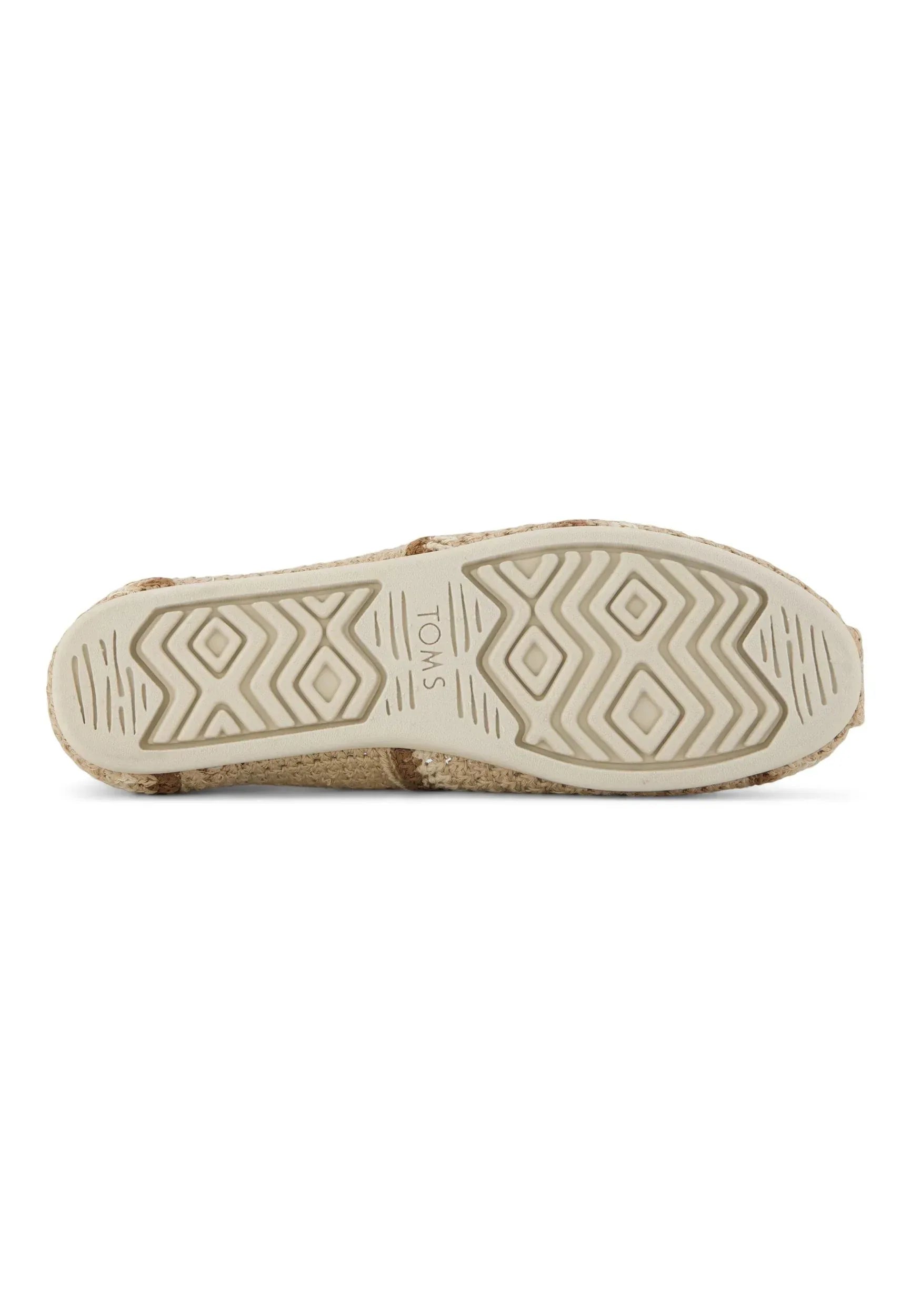TOMS Damen Espadrilles ALPARGATA 10023041 almond multi crochet