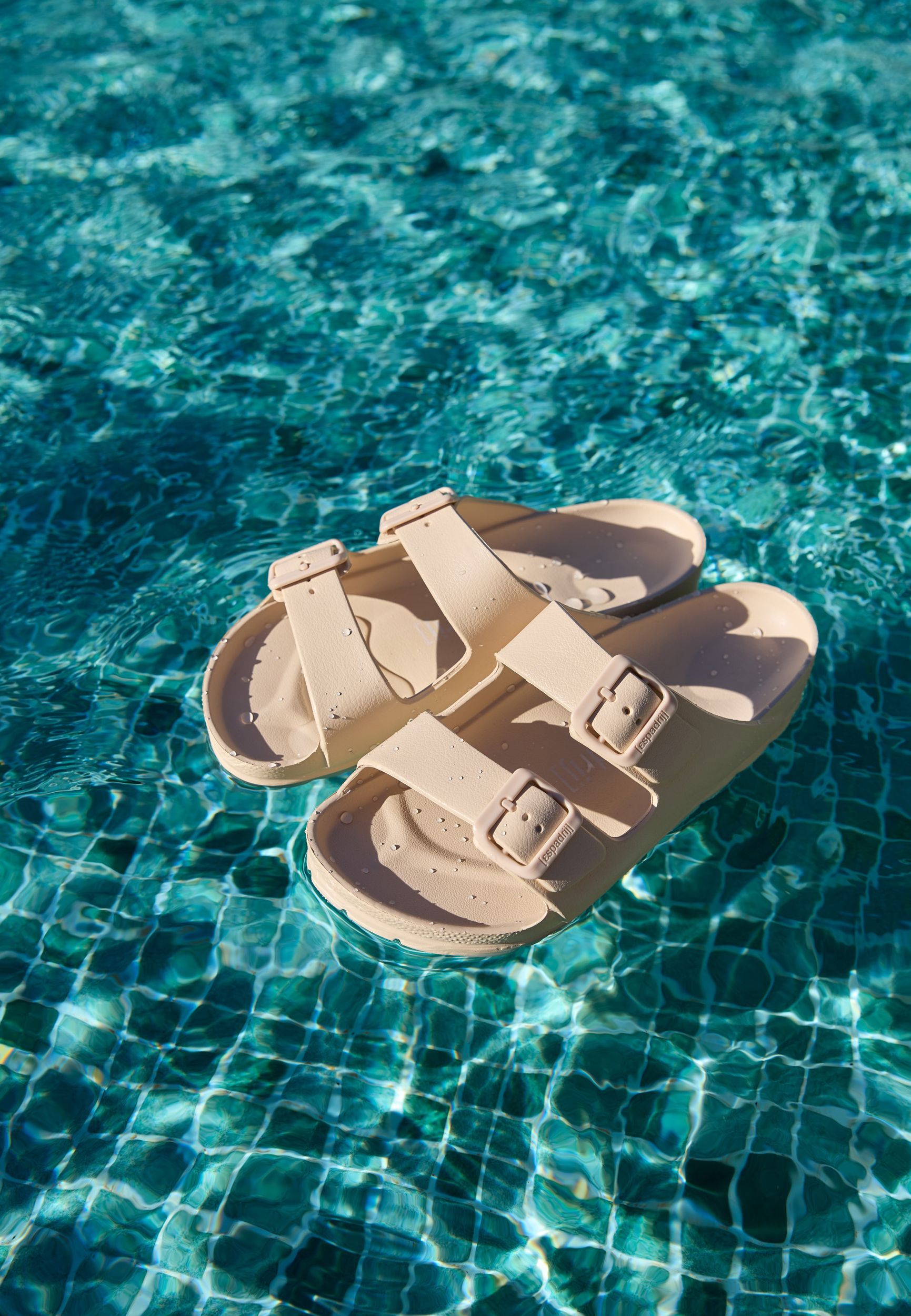 ESPADRIJ L'ORIGINALE Damen Pantolette AMI POOL beige – Pantoletten | shoedealo.shop – Bild 7