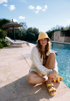 ESPADRIJ L'ORIGINALE Damen Pantolette AMI POOL melon