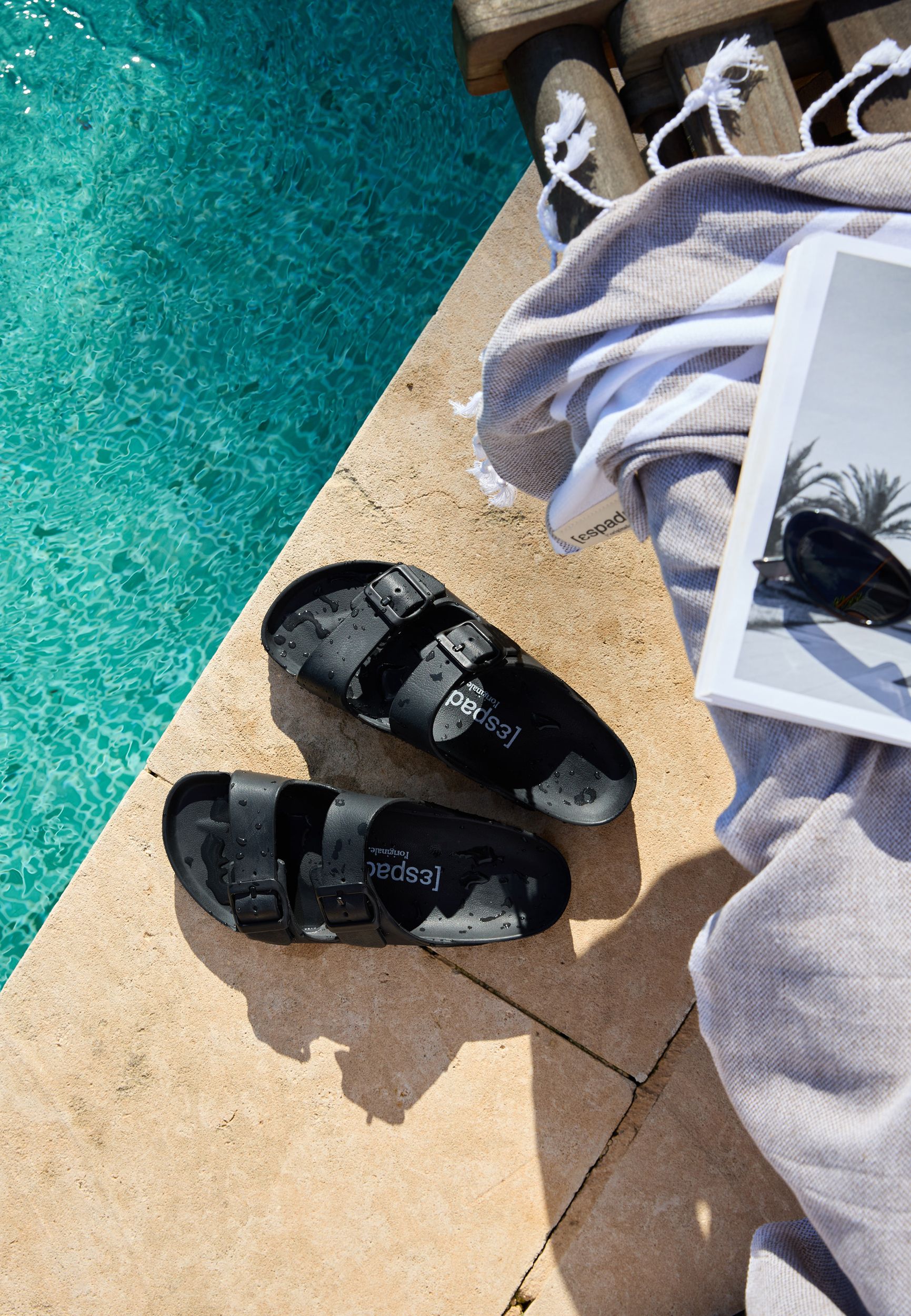 ESPADRIJ L'ORIGINALE Damen Pantolette - AMI POOL - noir – Pantoletten - Schwarz | shoedealo.shop – Bild 7