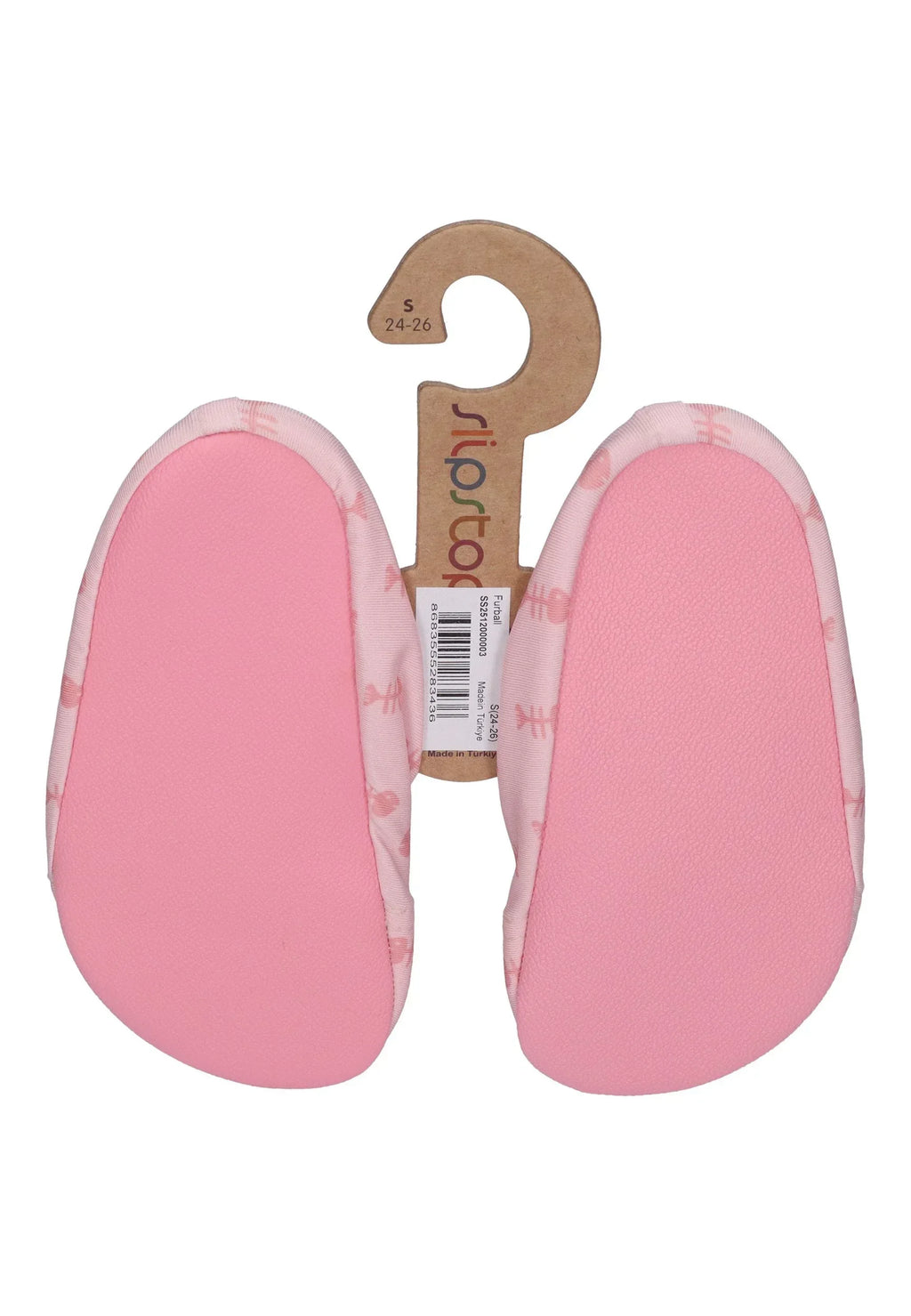 SLIPSTOP Kinder Hausschuhe Badeschuhe FURBALL Katzen Rosa