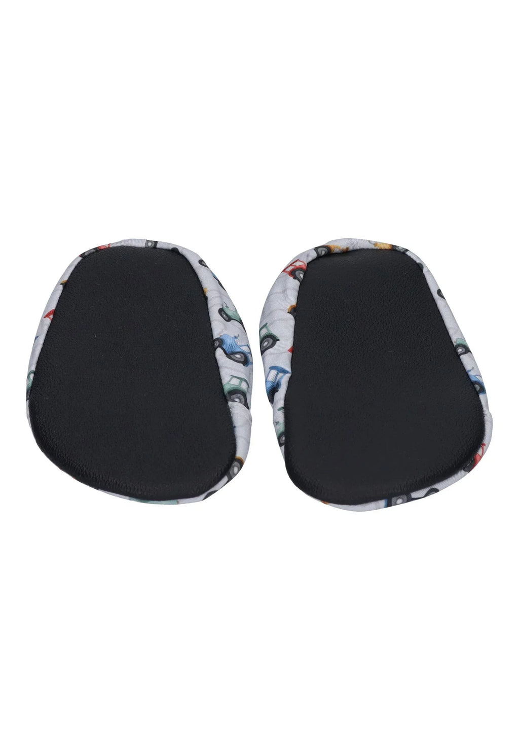 SLIPSTOP Kinder Hausschuhe Badeschuhe HARVESTER Traktoren Grau