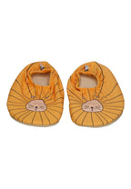SLIPSTOP Kinder Hausschuhe Badeschuhe LEO Löwe gelb