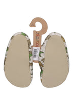 SLIPSTOP Kinder Hausschuhe Badeschuhe PALEOS Dinosaurier Beige
