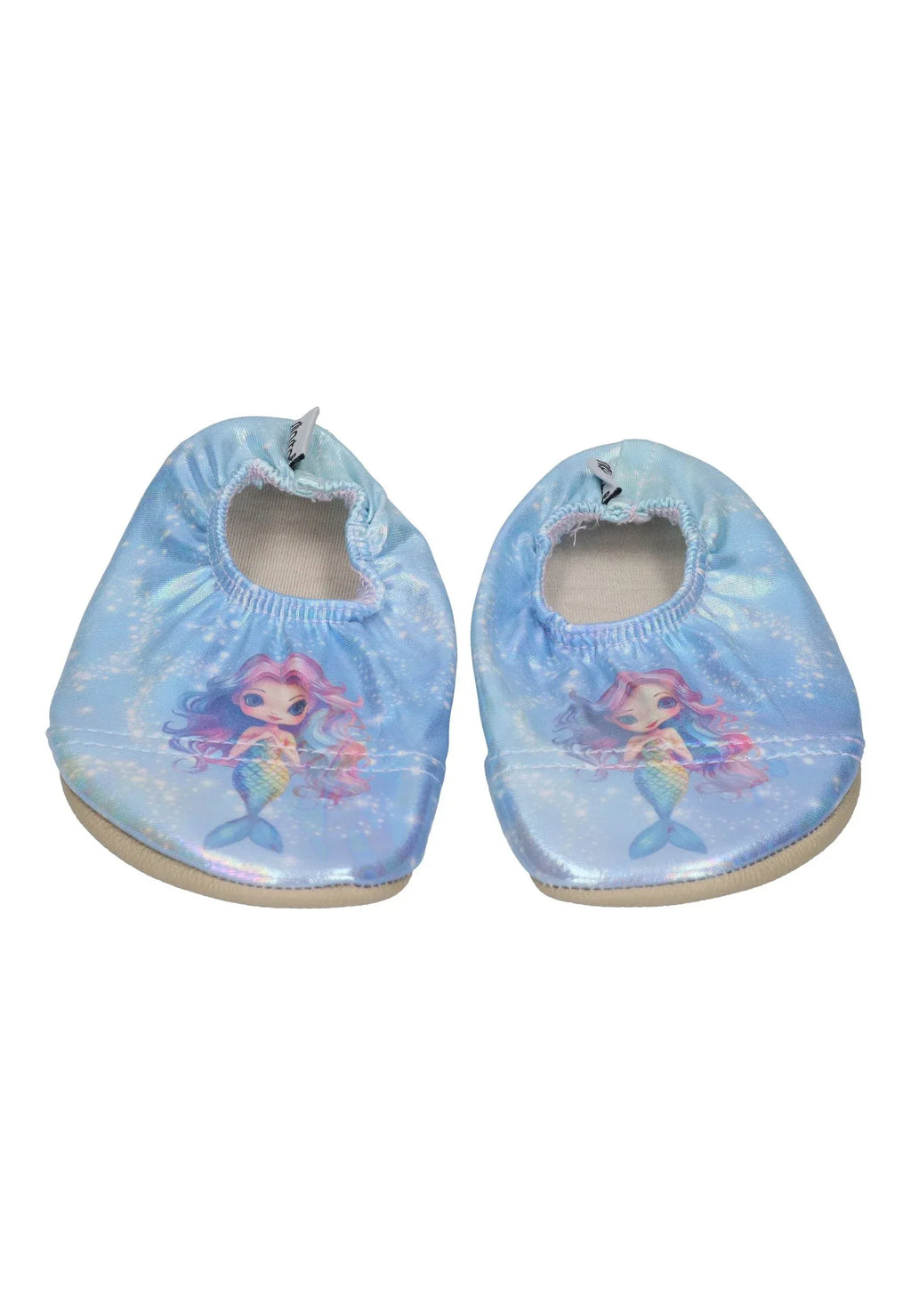 SLIPSTOP Kinder Hausschuhe Badeschuhe SEAMAID Meerjungfrau Blau-Lila