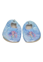 SLIPSTOP Kinder Hausschuhe Badeschuhe SEAMAID Meerjungfrau Blau-Lila