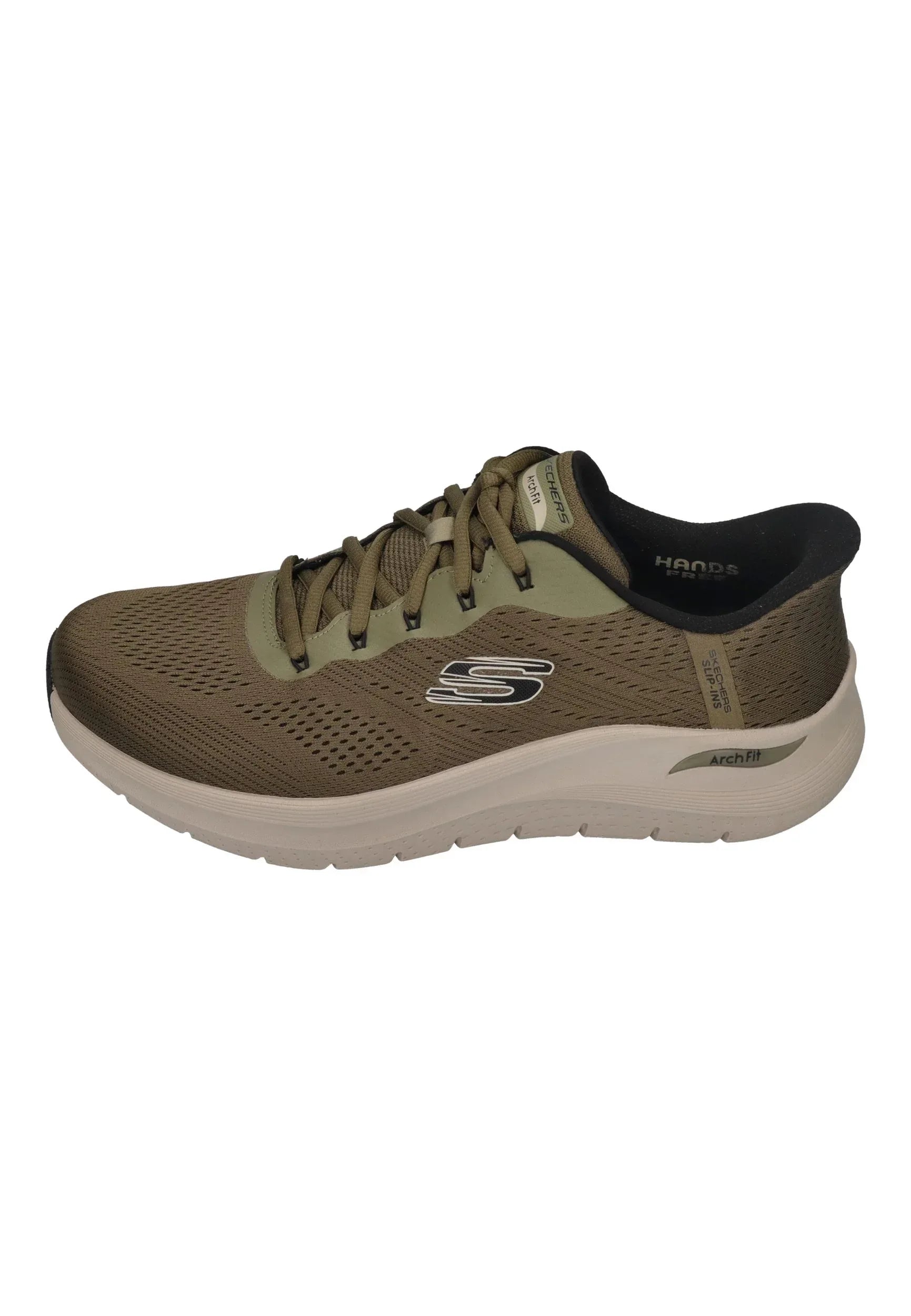 SKECHERS in Übergröße ARCH FIT 2.0 LESTUR 232712WW extra weit OLBK – Sneakers Low - Grün | Jetzt bei shoedealo.shop ent – Bild 3