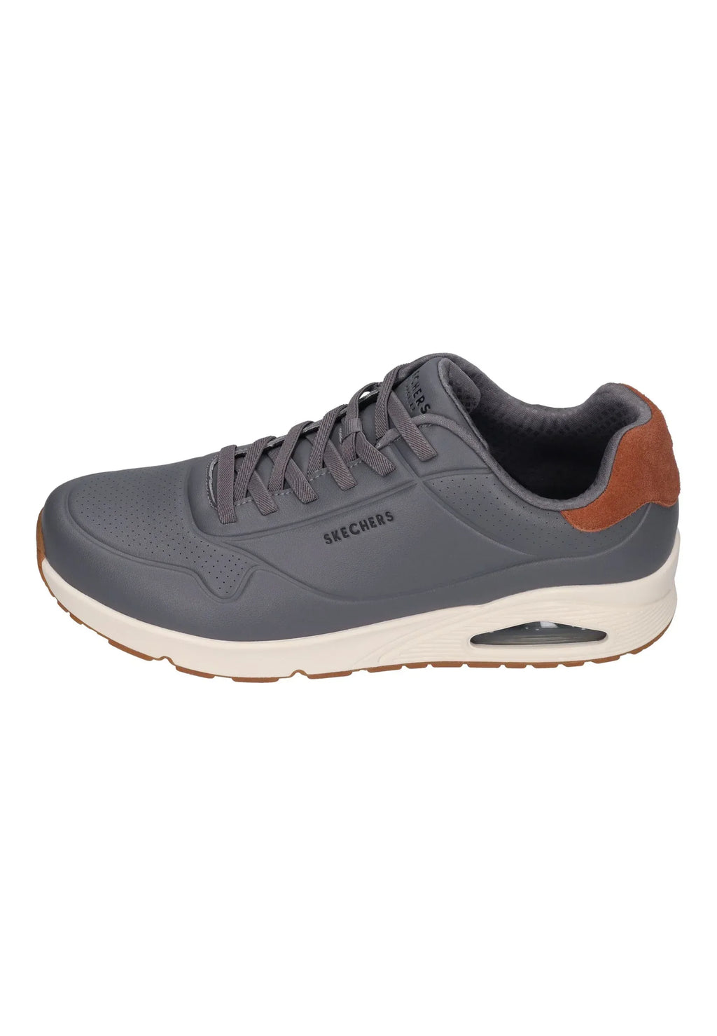 SKECHERS in Übergröße UNO TAILORED AIR 183007 CHAR – Sneakers - Grau | Jetzt bei shoedealo.shop entdecken! – Bild 3