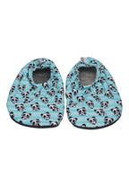 SLIPSTOP Hausschuhe Badeschuhe CUBS BLUE Panda hellblau