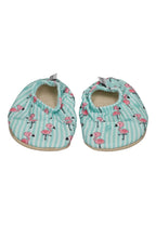 SLIPSTOP Hausschuhe Badeschuhe DILLY Flamingos mint rosa