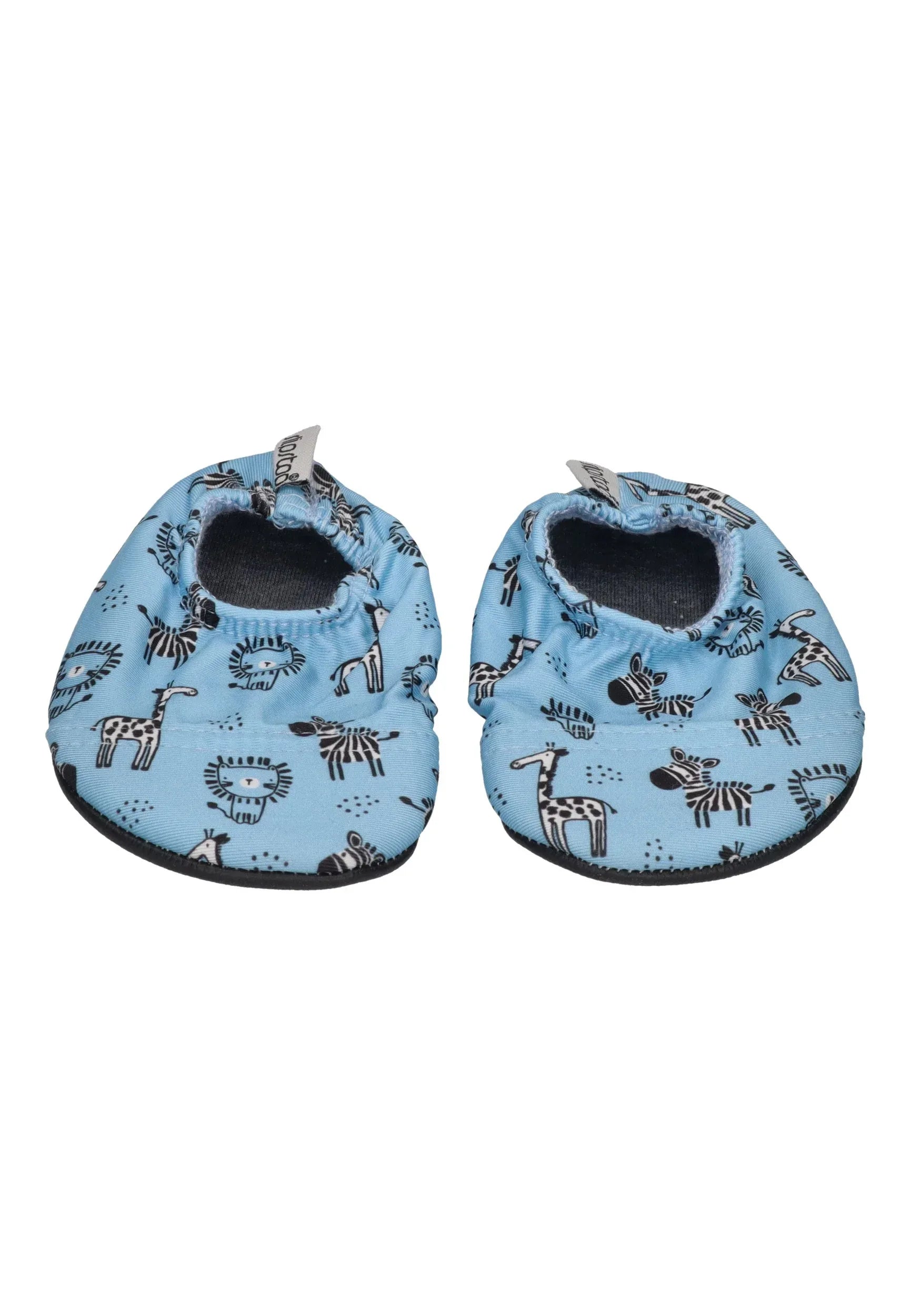 SLIPSTOP Kinder Hausschuhe Badeschuhe AFRICA Tiere blue