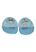 SLIPSTOP Kinder Hausschuhe Badeschuhe ALASKA Eisbär und Wal blue