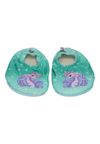 SLIPSTOP Kinder Hausschuhe Badeschuhe BELLISIMA Einhorn türkis