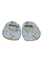 SLIPSTOP Kinder Hausschuhe Badeschuhe BUNNY hellblau