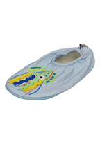 SLIPSTOP Kinder Hausschuhe Badeschuhe Bonbon hellblau