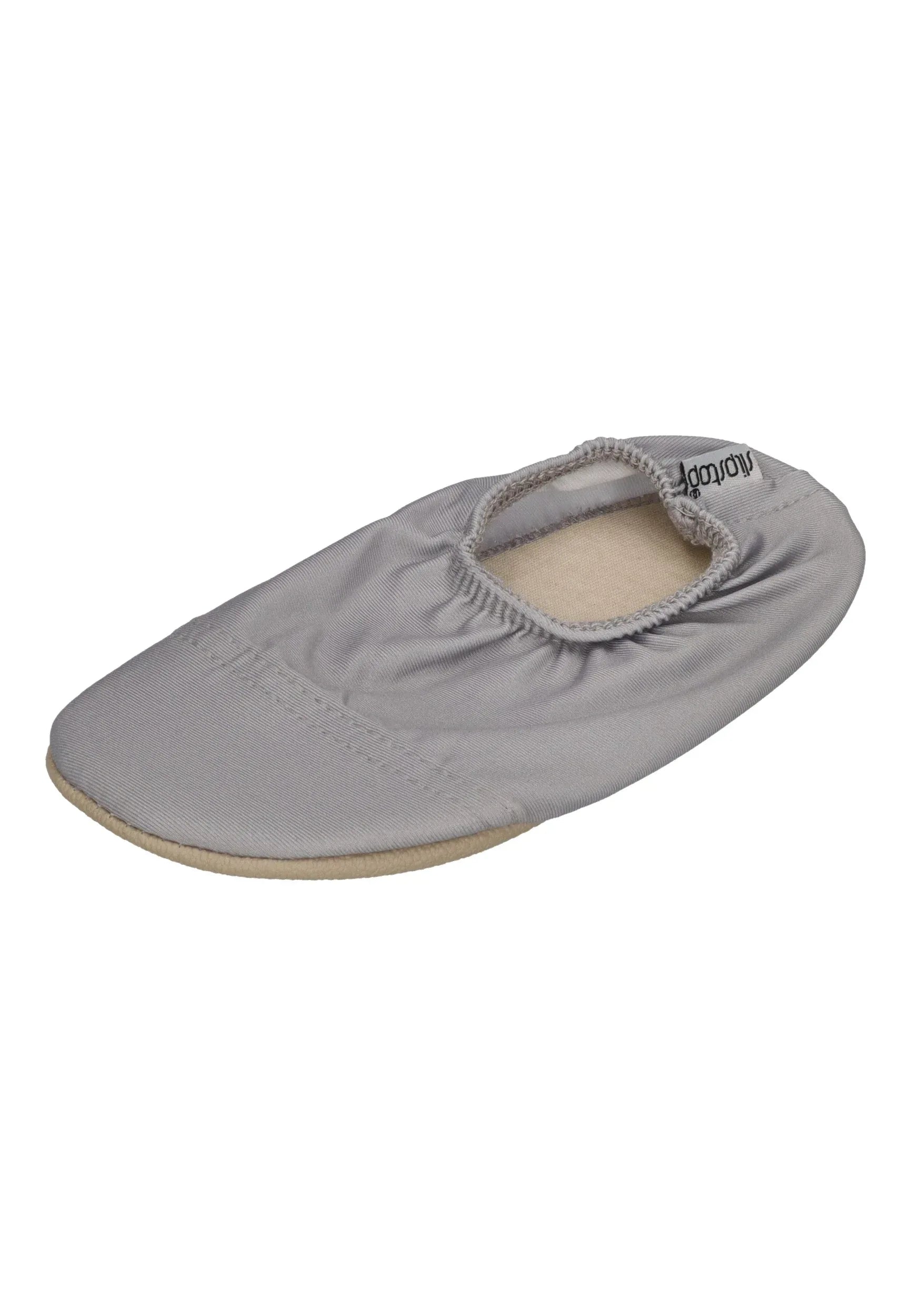 SLIPSTOP Kinder Hausschuhe Badeschuhe CASHMERE - silber