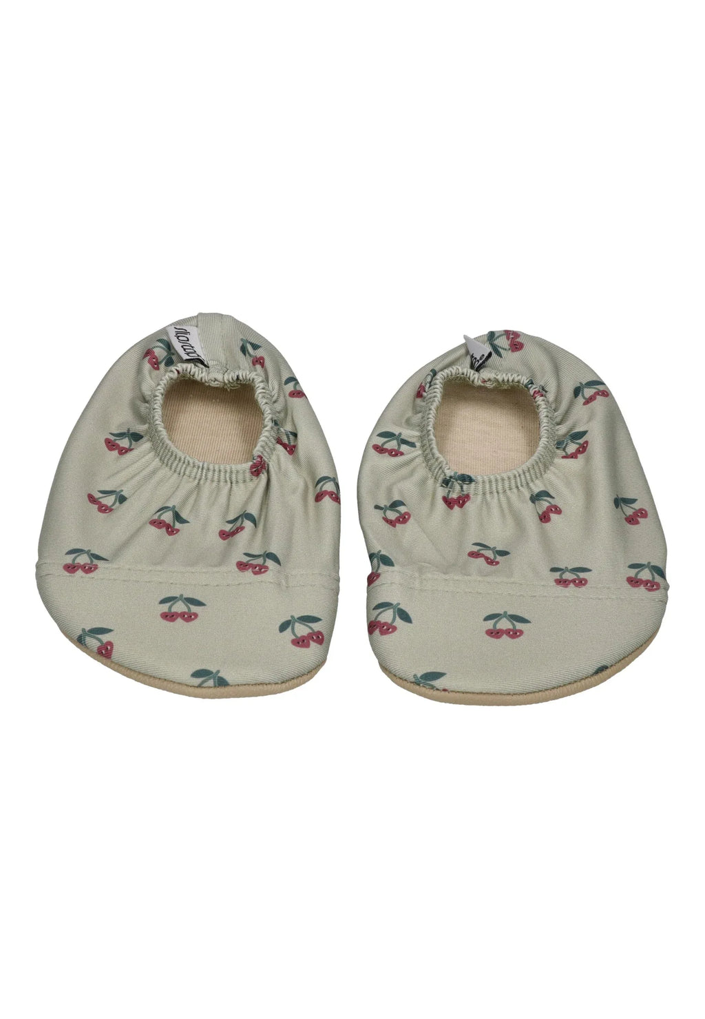 SLIPSTOP Kinder Hausschuhe Badeschuhe Cherry Green hellgrün