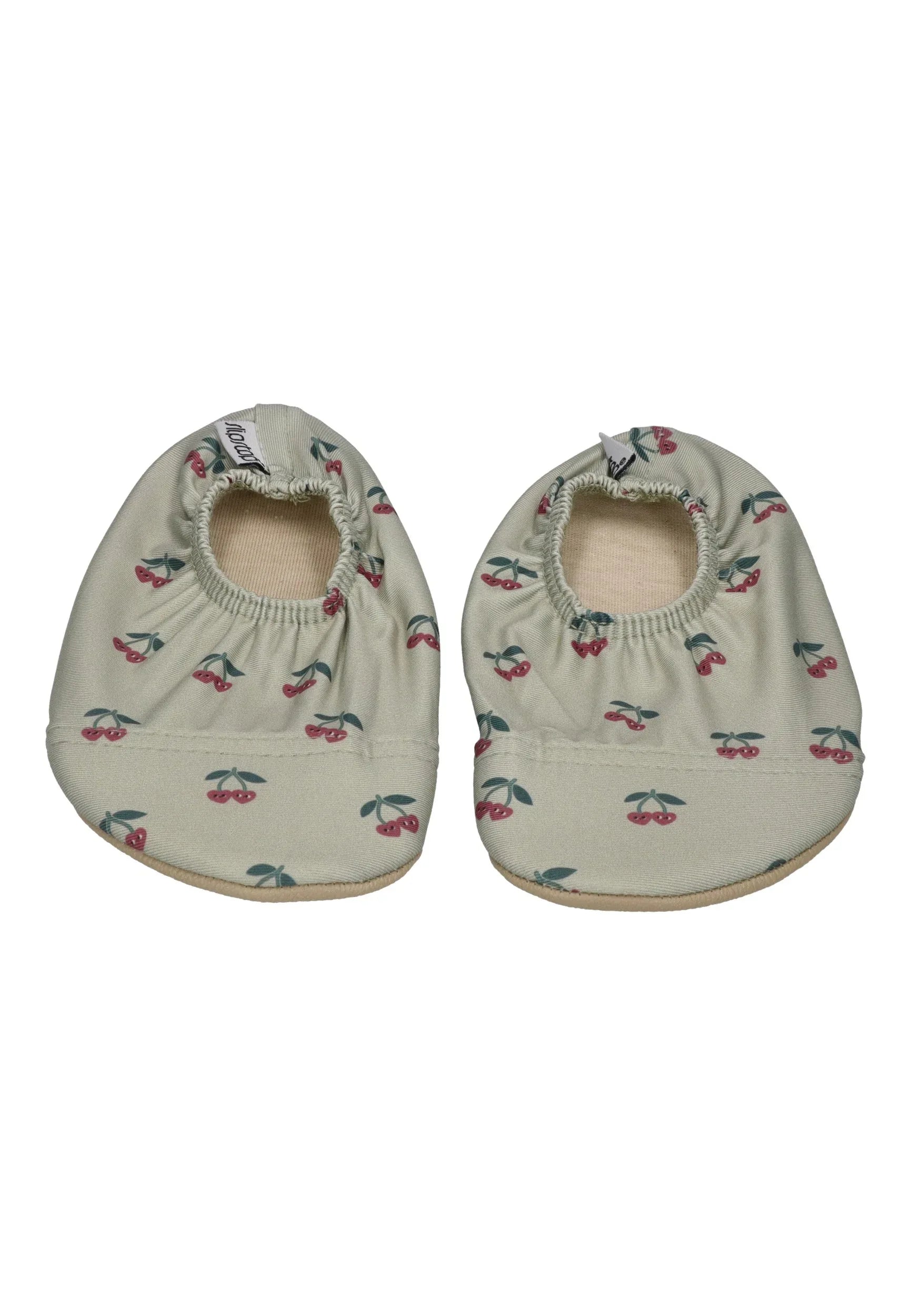 SLIPSTOP Kinder Hausschuhe Badeschuhe Cherry Green hellgrün