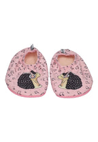 SLIPSTOP Kinder Hausschuhe Badeschuhe DJ Igel rosa