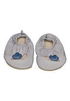 SLIPSTOP Kinder Hausschuhe Badeschuhe Escar Schnecke grau