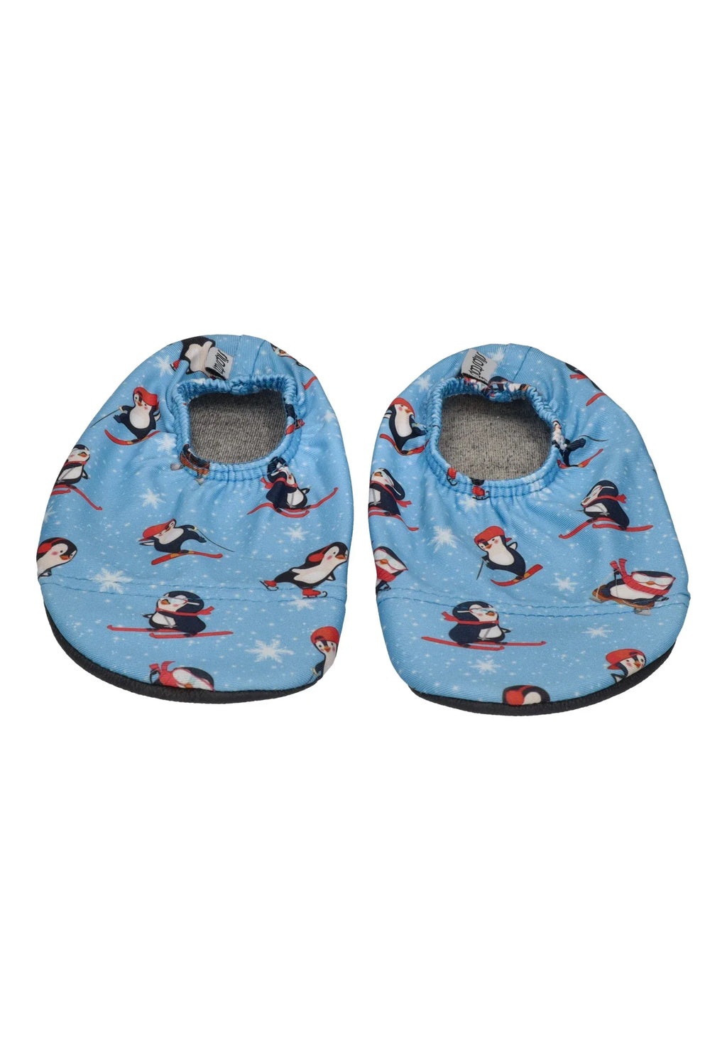 SLIPSTOP Kinder Hausschuhe Badeschuhe HILARIOUS hellblau