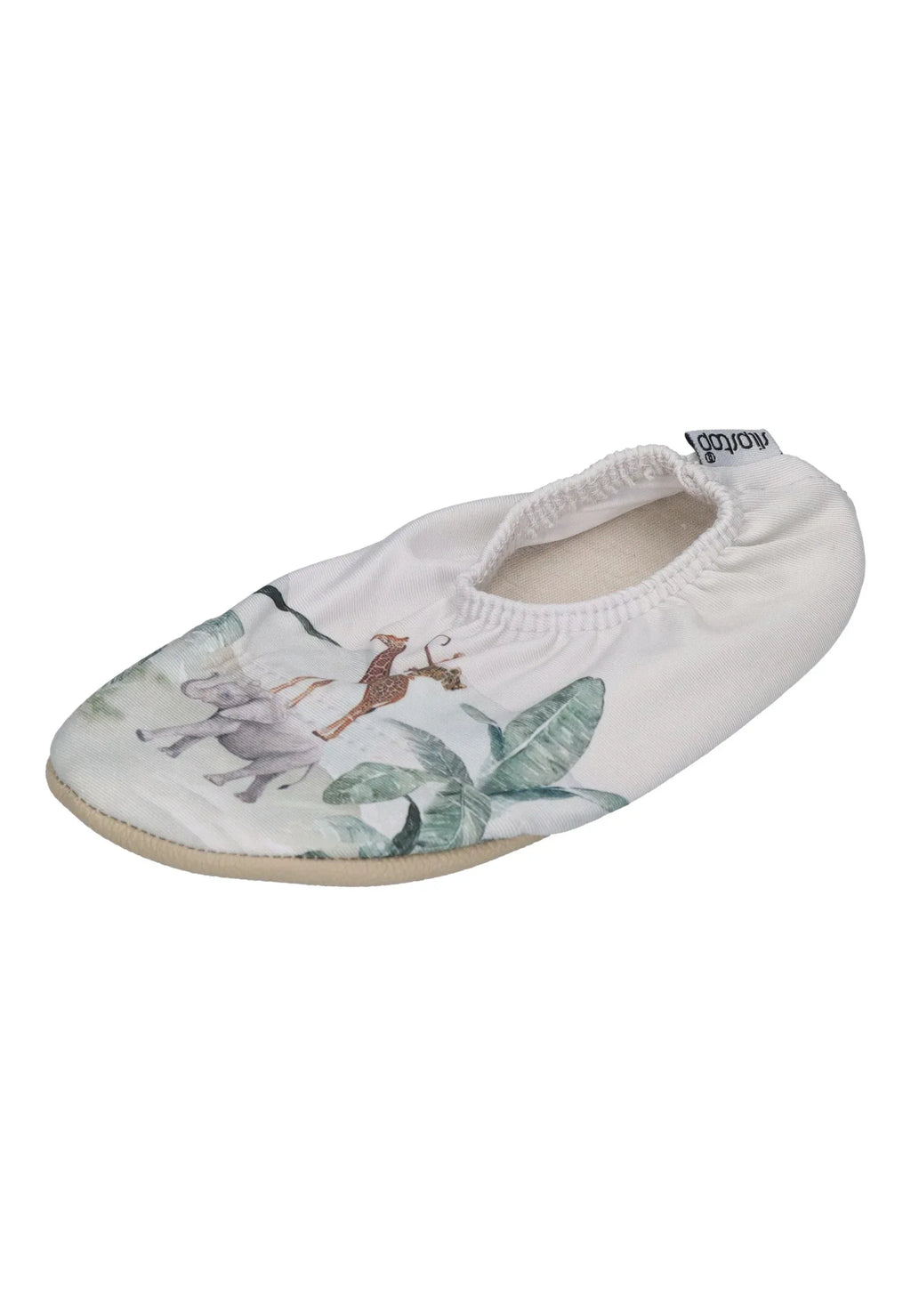 SLIPSTOP Kinder Hausschuhe Badeschuhe JUMANJI  Weiß