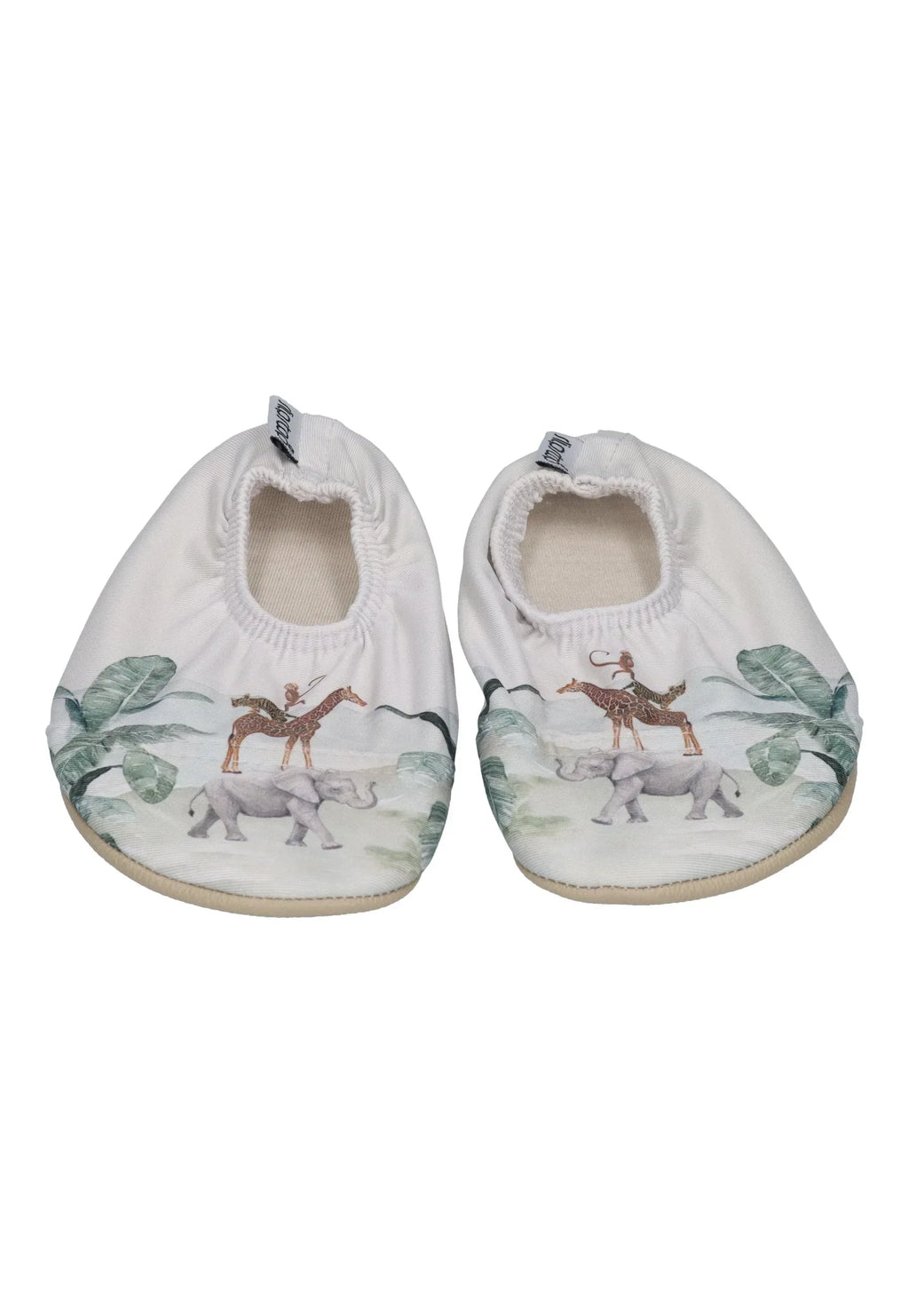 SLIPSTOP Kinder Hausschuhe Badeschuhe JUMANJI  Weiß