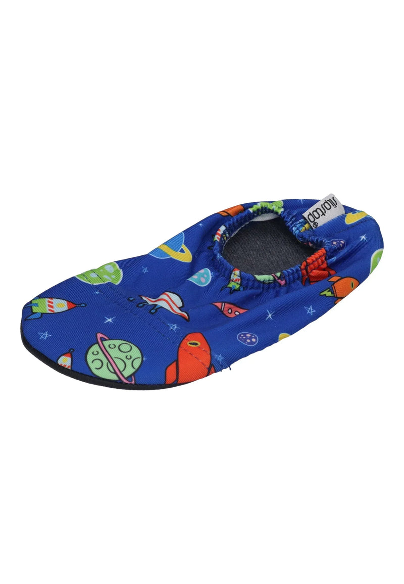 SLIPSTOP Kinder Hausschuhe Badeschuhe MARS Planeten blue