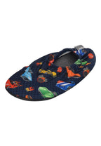 SLIPSTOP Kinder Hausschuhe Badeschuhe Monaco Autos schwarz