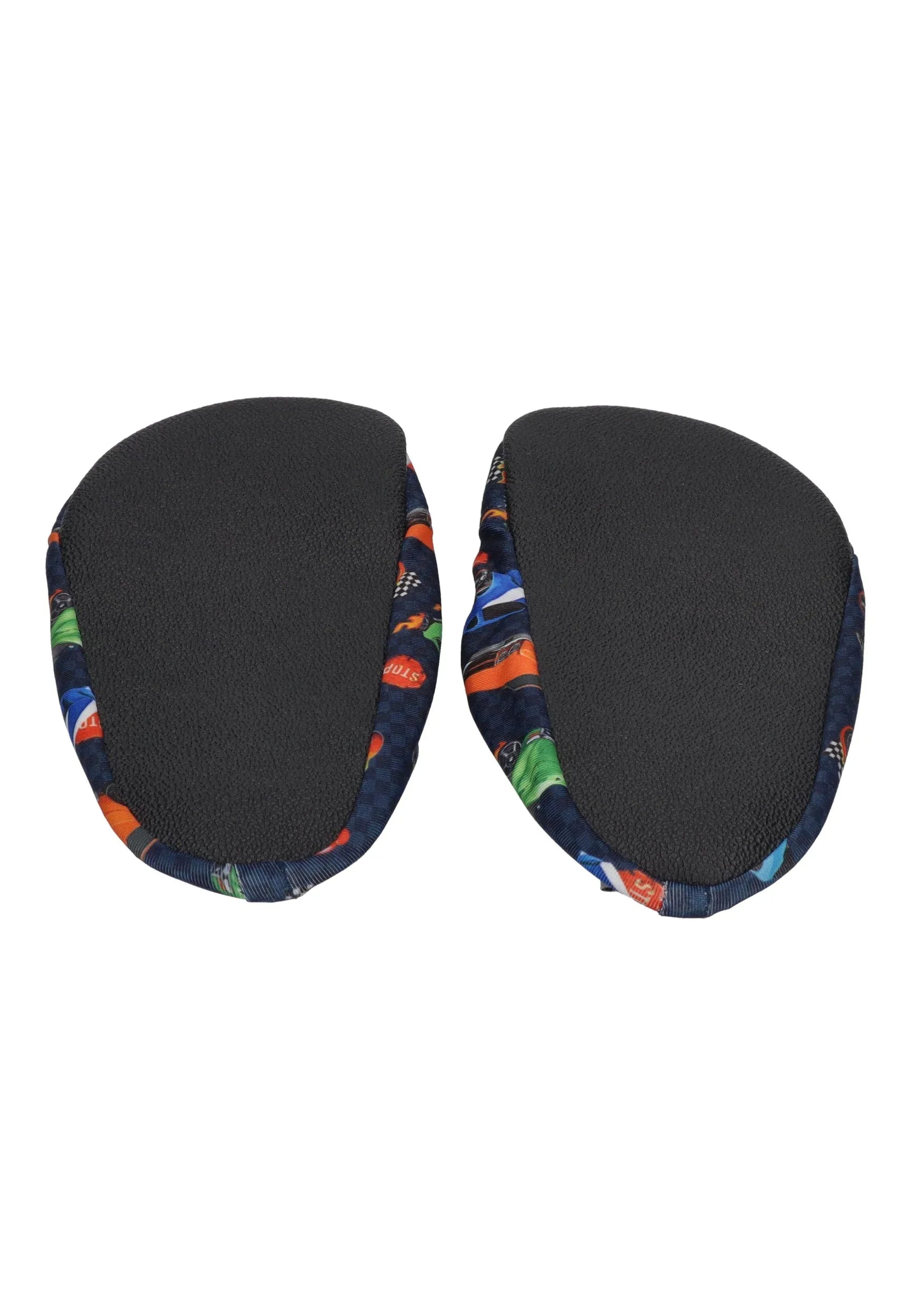 SLIPSTOP Kinder Hausschuhe Badeschuhe Monaco Autos schwarz