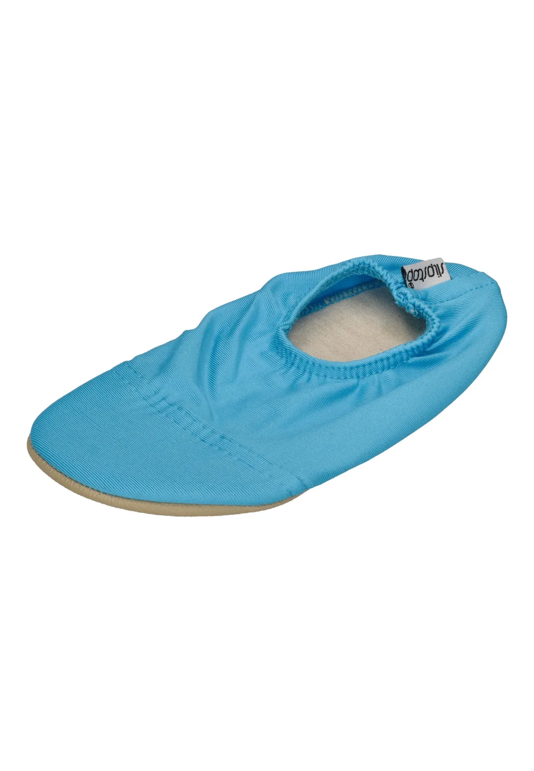 SLIPSTOP Kinder Hausschuhe Badeschuhe NEON BLUE - blau – Hausschuhe - Blau | shoedealo.shop