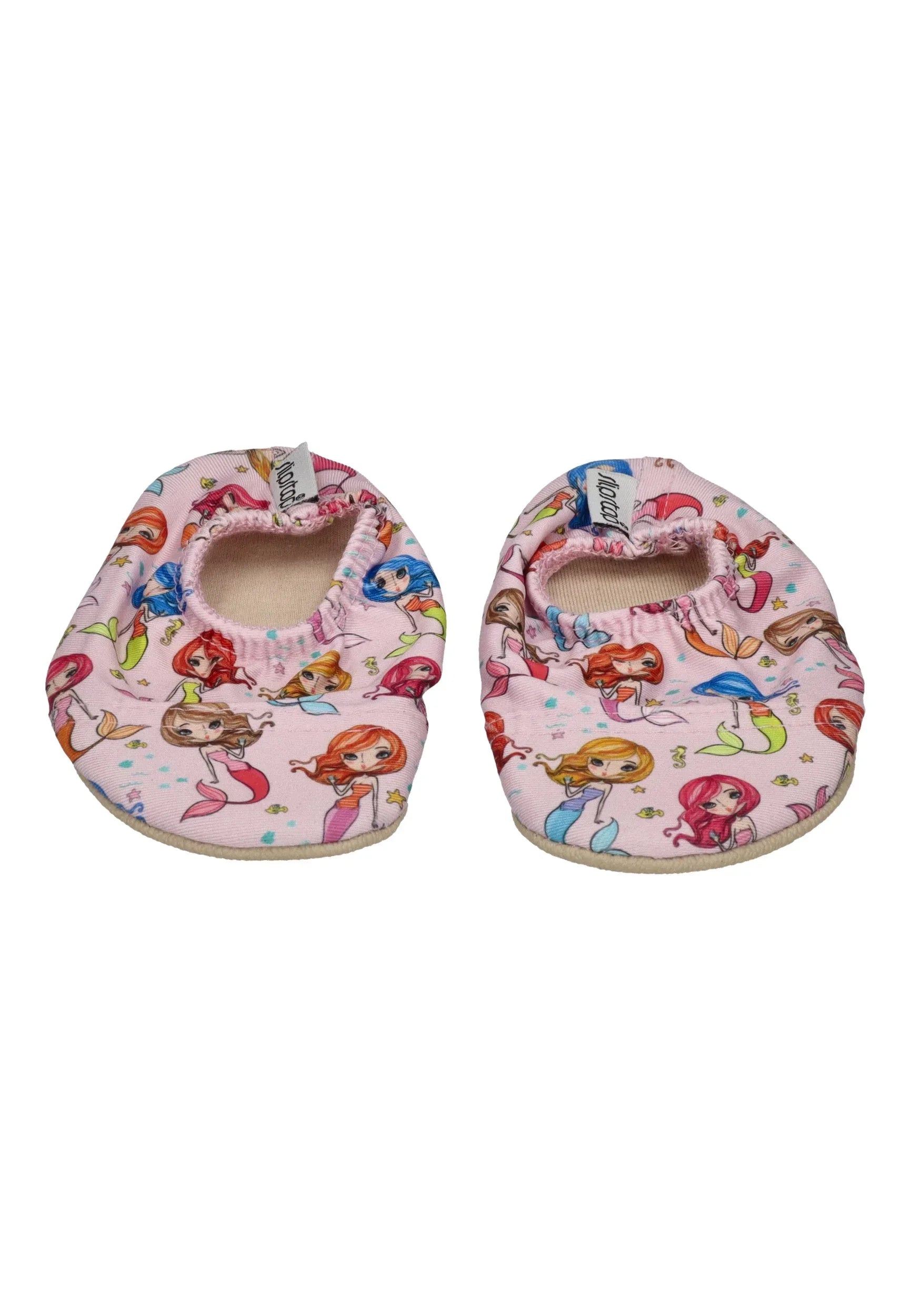 SLIPSTOP Kinder Hausschuhe Badeschuhe NIXE - rosa bunt