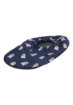 SLIPSTOP Kinder Hausschuhe Badeschuhe Navy Ghosts dunkelblau
