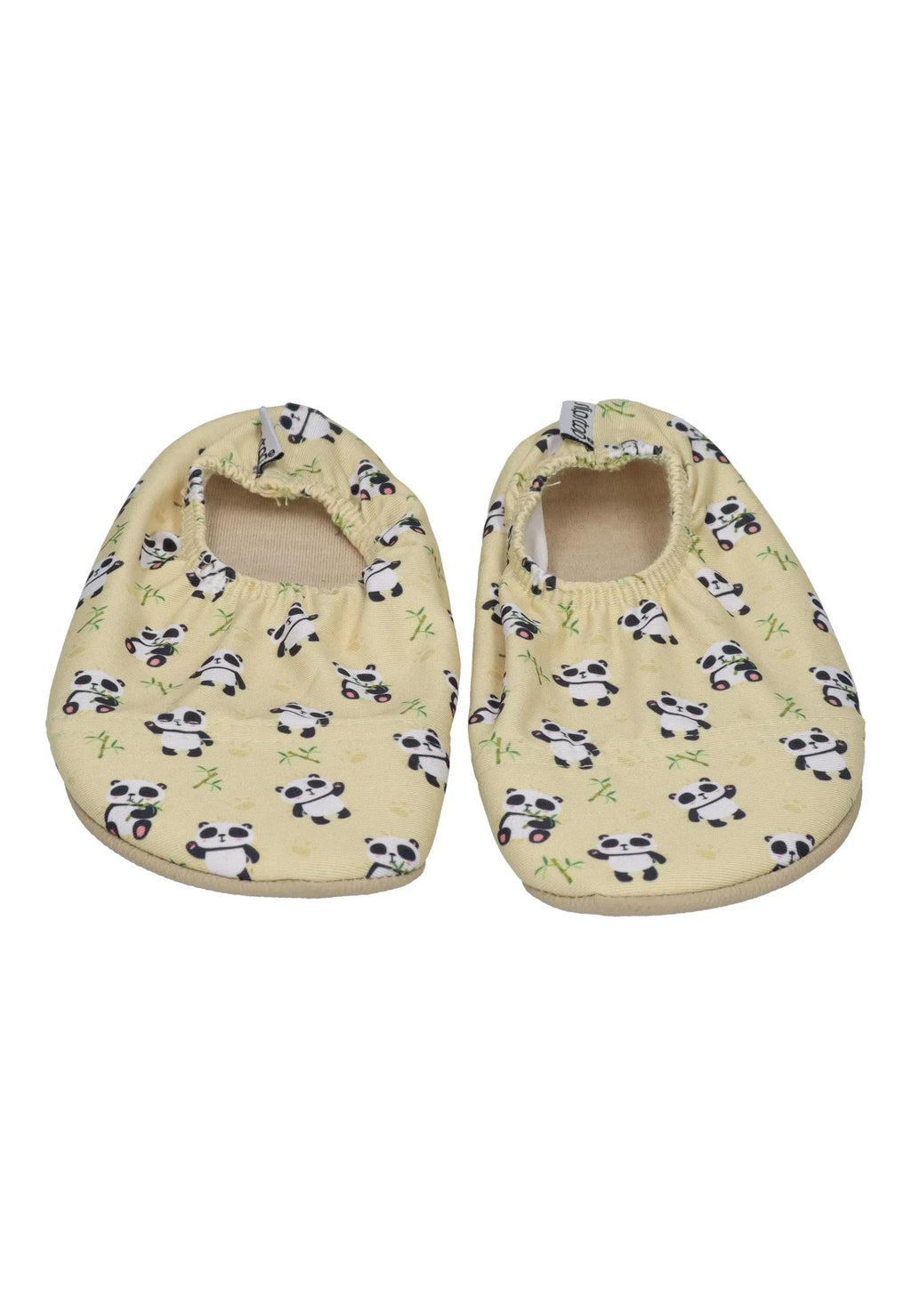 SLIPSTOP Kinder Hausschuhe Badeschuhe OLA YELLOW Panda