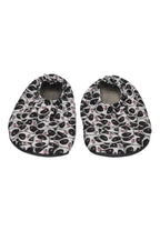 SLIPSTOP Kinder Hausschuhe Badeschuhe PANDA black white