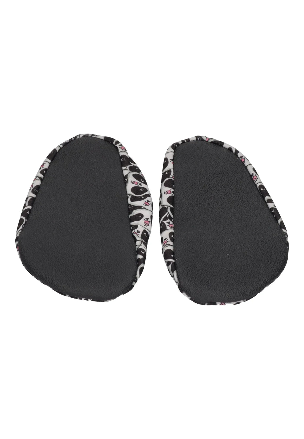SLIPSTOP Kinder Hausschuhe Badeschuhe PANDA black white