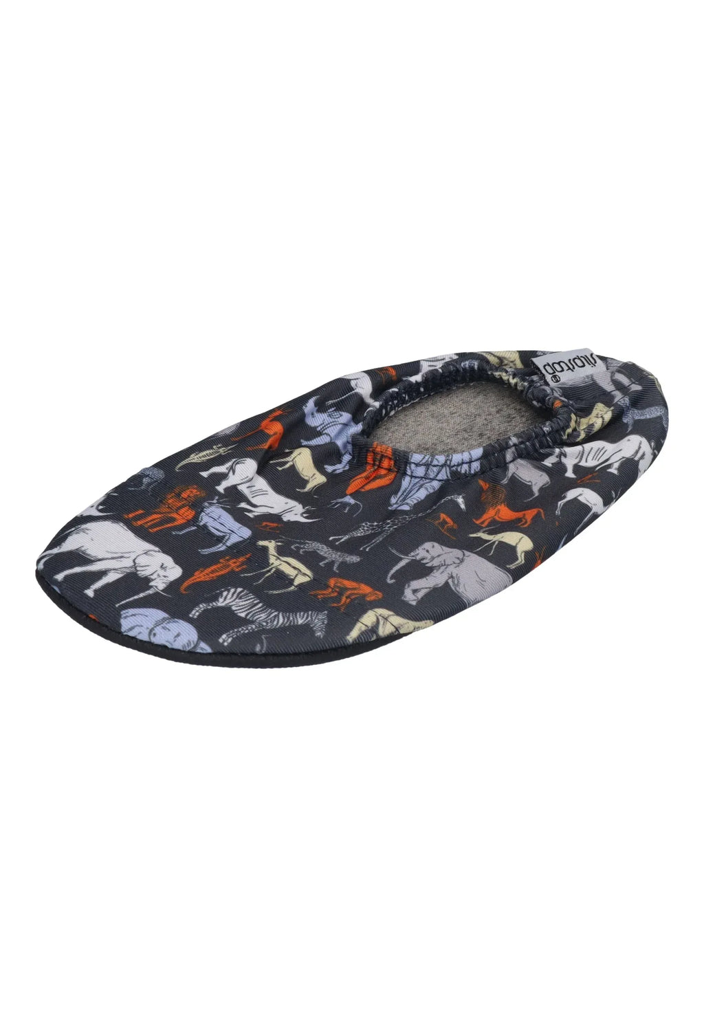 SLIPSTOP Kinder Hausschuhe Badeschuhe SAVANA Tiere bunt