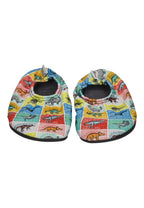 SLIPSTOP Kinder Hausschuhe Badeschuhe SPINOPS Dinos bunt